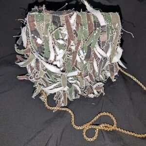 Camouflage Fringe Women's Bag